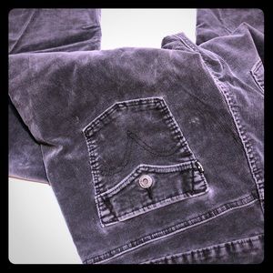 Grey Levi’s bootcut corduroy pants